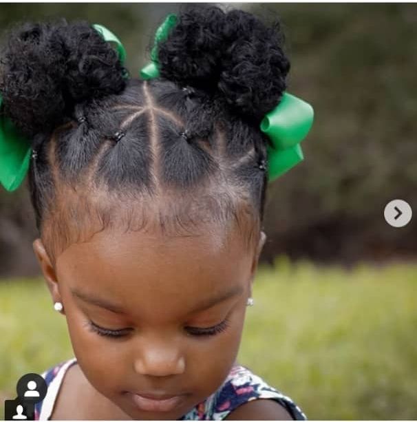 60 + Photo hairstyles for natural hair that your children will love