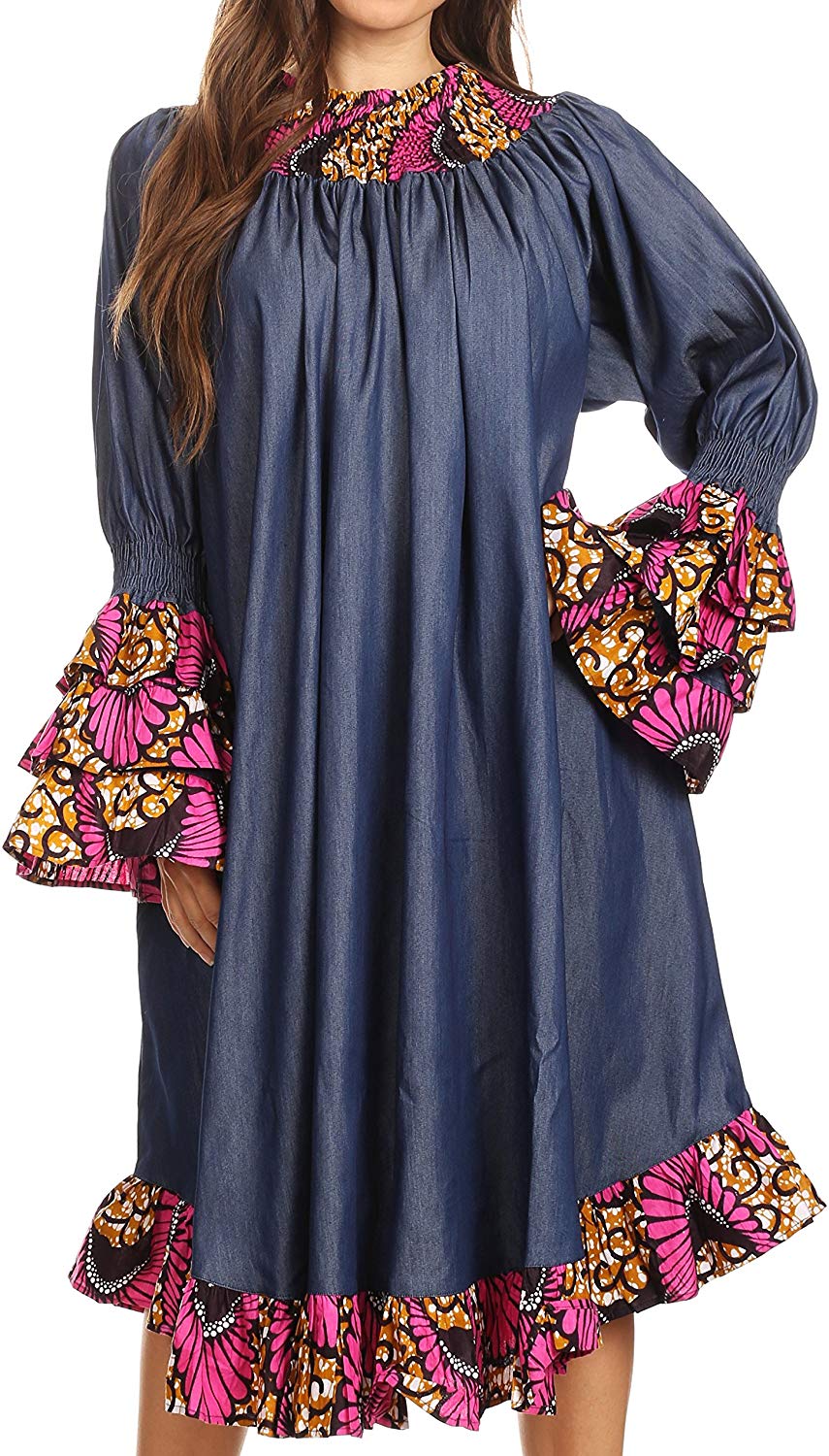 1582541488 874 Top 20 Stylish African Print Dresses Latest Styles For The Beautiful Ladies