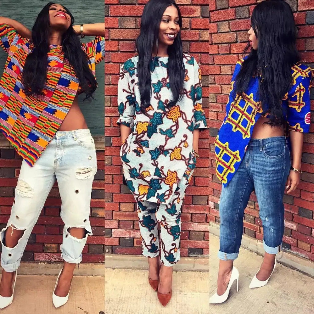 1582543084 116 Best Ankara Tops On Jeans For Stars