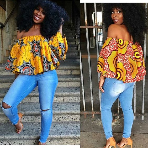 1582543084 137 Best Ankara Tops On Jeans For Stars