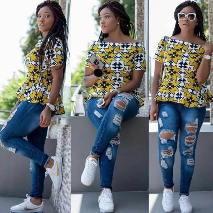 1582543086 937 Best Ankara Tops On Jeans For Stars