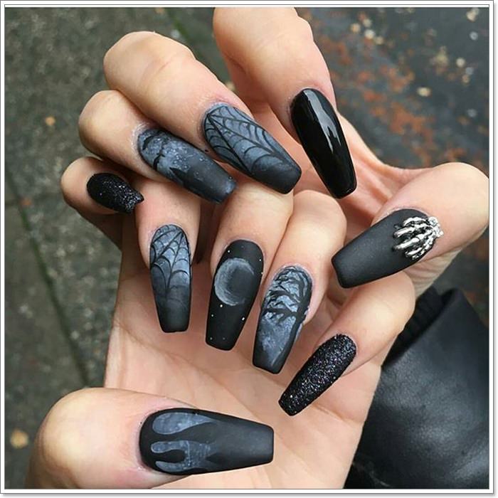 1582543773 249 105 Glitzy Halloween Nails to Rock Your Party Looks