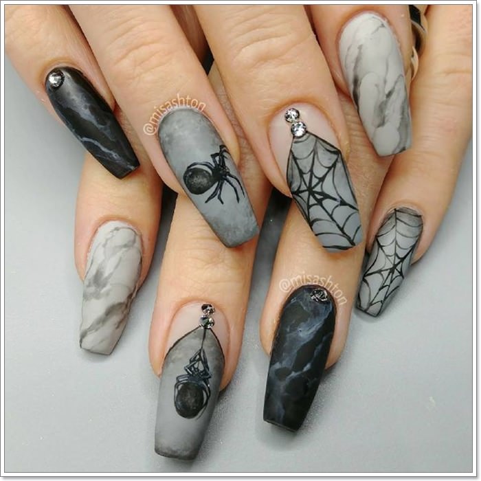 1582543773 551 105 Glitzy Halloween Nails to Rock Your Party Looks