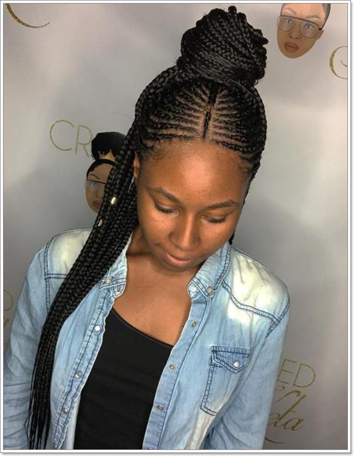 1582544120 366 101 Chic and Trendy Tribal Braids for Your Inner Goddess