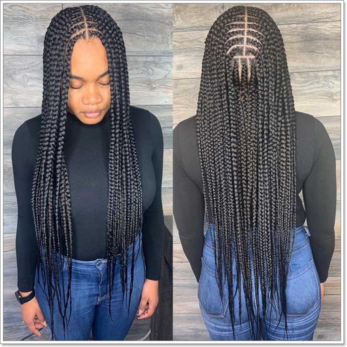 1582544123 659 101 Chic and Trendy Tribal Braids for Your Inner Goddess