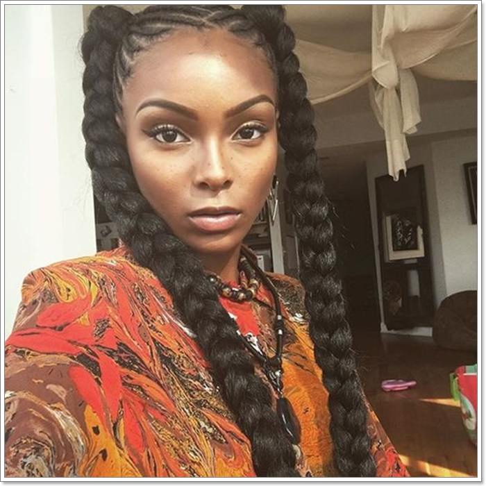 1582544123 69 101 Chic and Trendy Tribal Braids for Your Inner Goddess