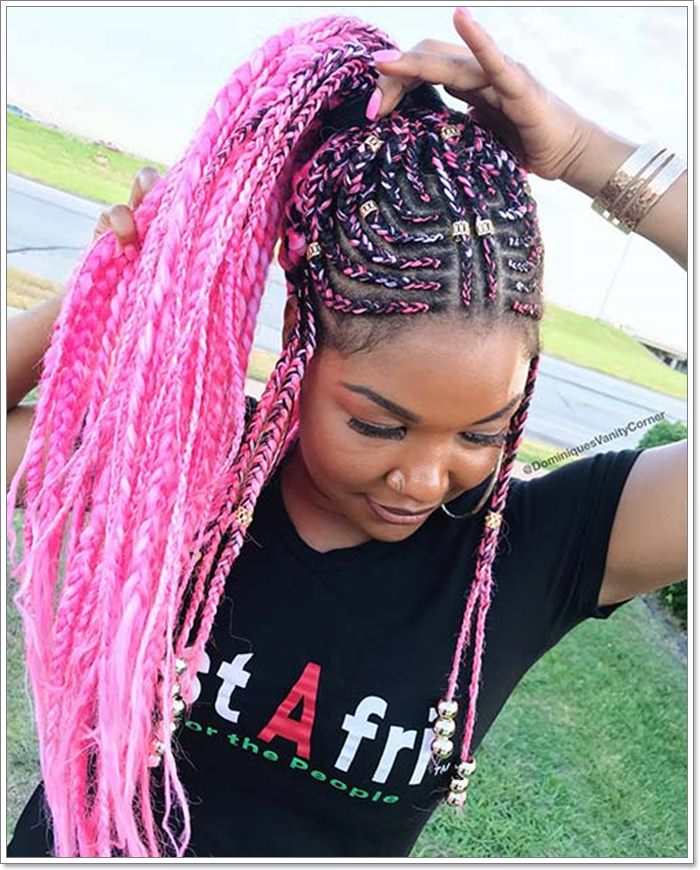 Fairly Excellent in Pink Tribal Braids.