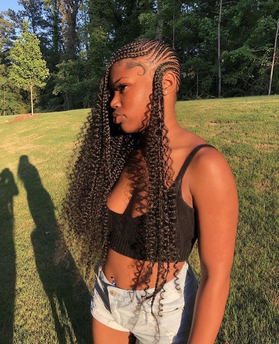 fulani cornrows box braids