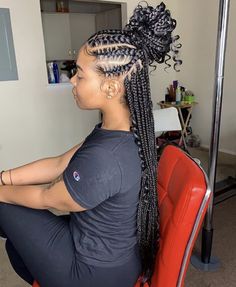 cornrows bohemian box braids