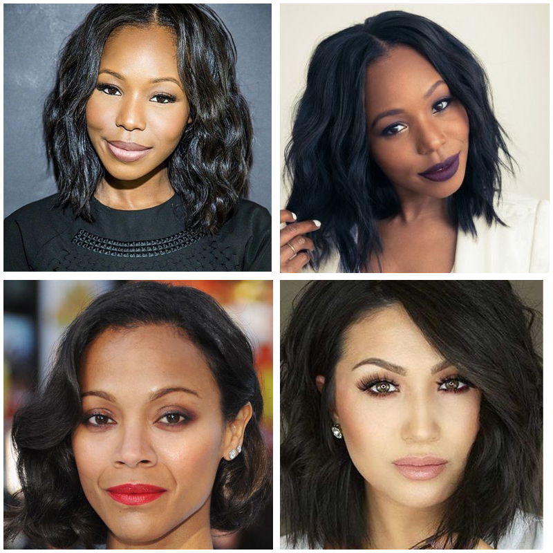 Wavy Bob Haircuts for Ebony Girls