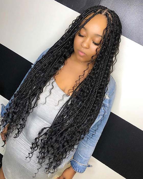 1582616731 159 25 Gorgeous Braids with Curls That Turn Heads