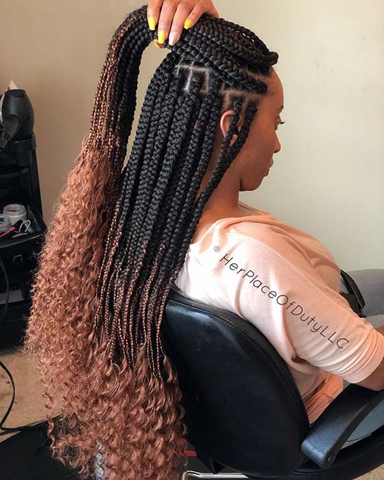 1582616731 560 25 Gorgeous Braids with Curls That Turn Heads
