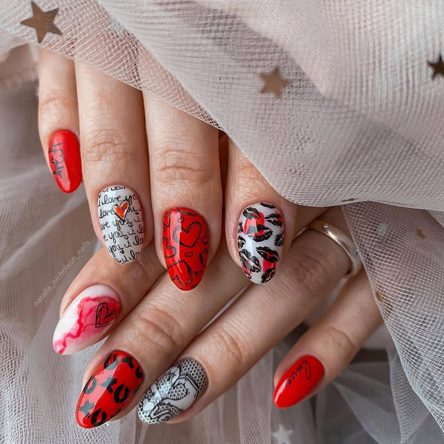 1582617086 563 15 Valentines Day Nail Art Designs to Recreate 14 February 2020