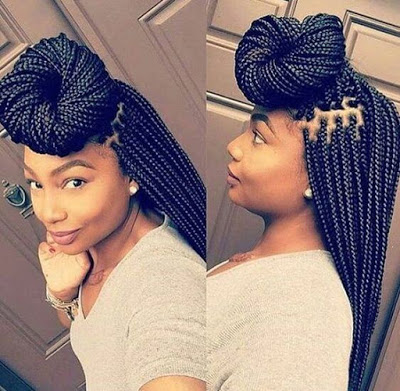 24+ Stunning Burgundy Box Braids Styles That Will Be Amazing On Winter