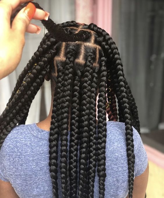 1582814869 786 Cornrows Braided Hairstyles 201925 Big Box Braids Cornrows That Will Make You Stand Out