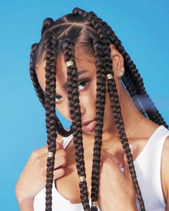 1582814870 820 Cornrows Braided Hairstyles 201925 Big Box Braids Cornrows That Will Make You Stand Out