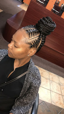 35+ Best Ways to Wear Feed in Braids Ponytail For Black Ladies