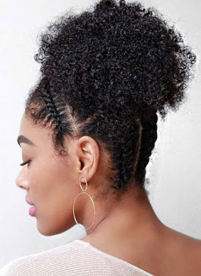 29 Amazing Braided Updos Ponytails for Black Hair That Turn Heads in 2020