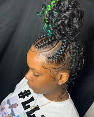 29 Amazing Braided Updos Ponytails for Black Hair That Turn Heads in 2020