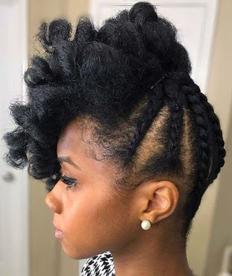 29 Amazing Braided Updos Ponytails for Black Hair That Turn Heads in 2020