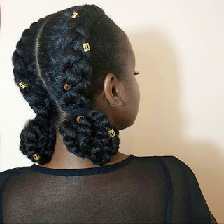 29 Amazing Braided Updos Ponytails for Black Hair That Turn Heads in 2020