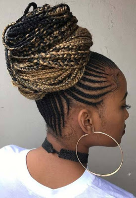 29 Amazing Braided Updos Ponytails for Black Hair That Turn Heads in 2020