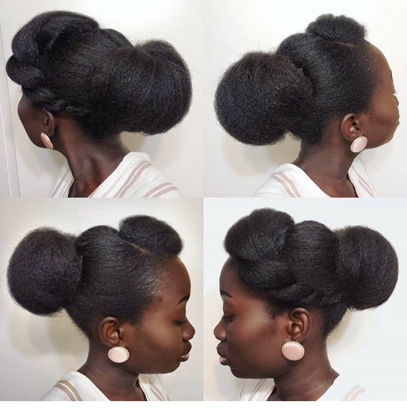 Updos For Natural Black Hair