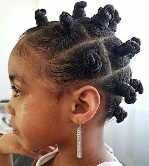 Natural Pure Hairstyles For Black Little Ladies