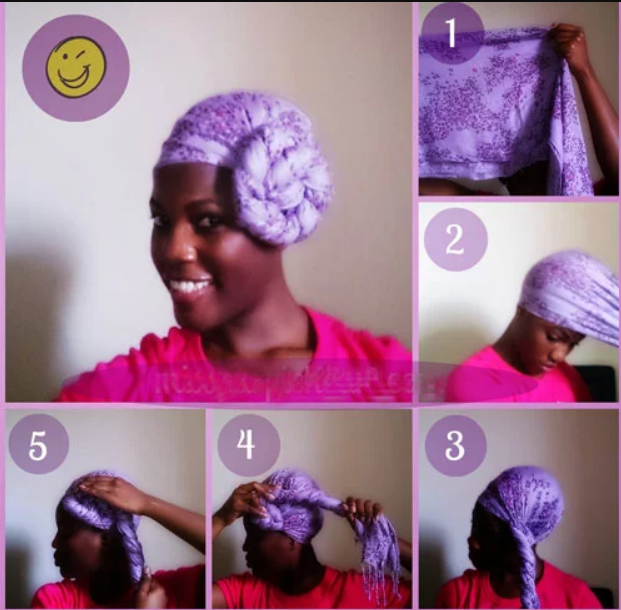 Side Bun Turban