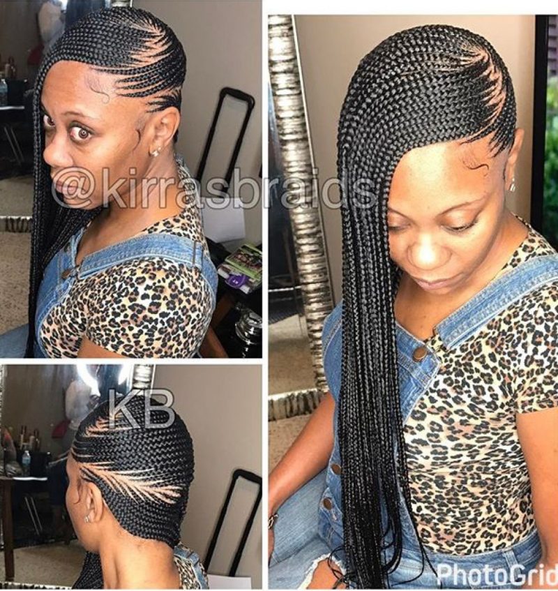 (Part 3) 20+ New Ghana Weaving Hairstyles For Ladies
