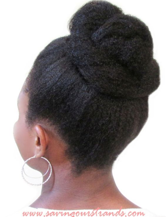 10 braided chignon updo hairstyle for black women