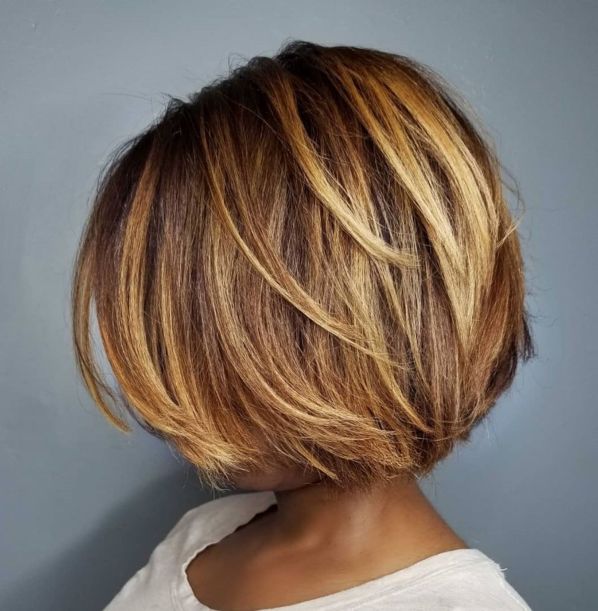 10 short sliced bob for black women