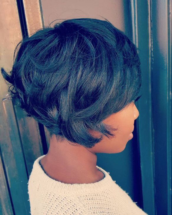 12 african american choppy bob hairstyle