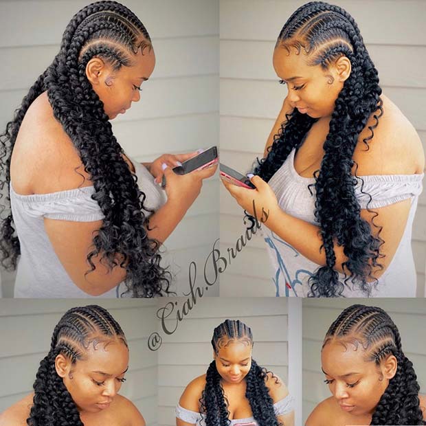 Chunky and Long Bohemian Braids