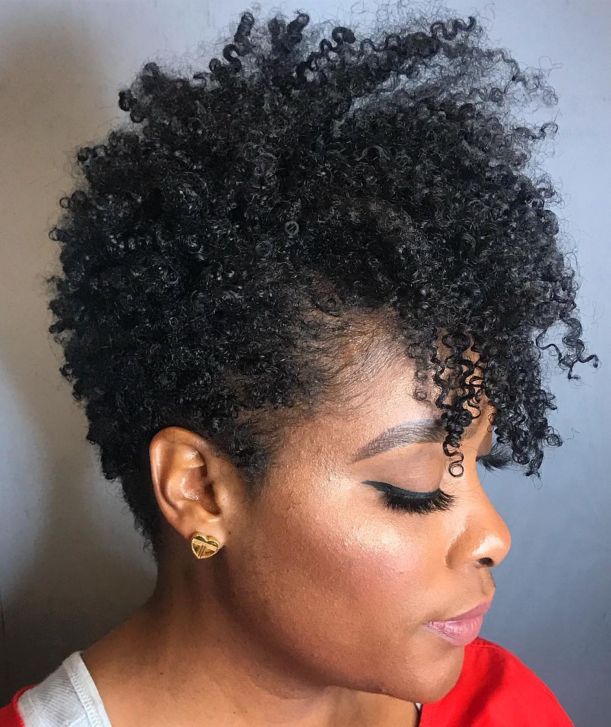 2 short tapered cut for natural hair