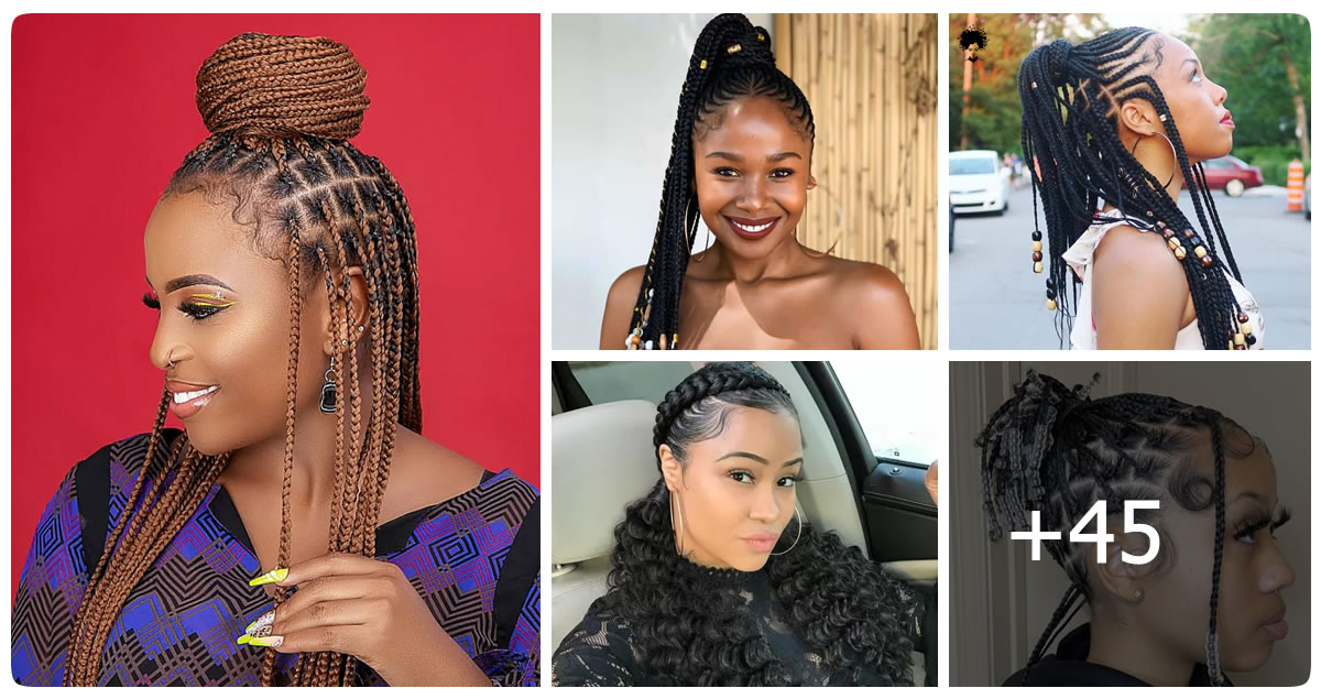 45 Best Ponytail Braids with Beads for Natural Hair in 2023