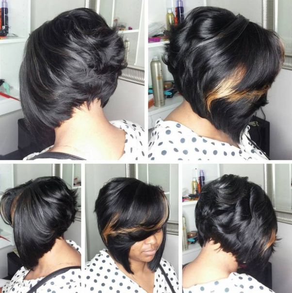 6 african american short inverted bob