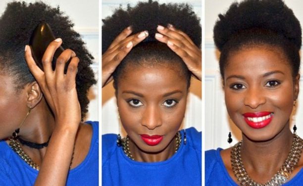 7 gorgeous low updos for natural hair