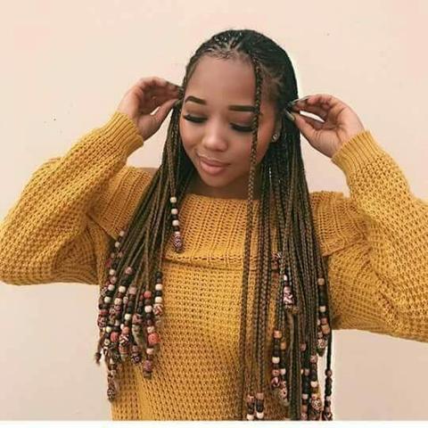 7657 fulani braids