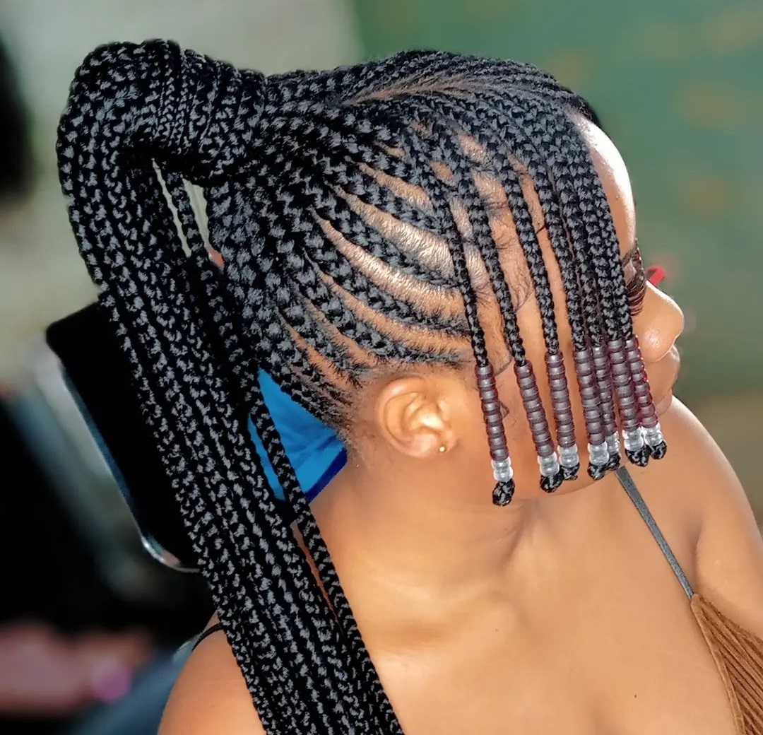 9 ponytail with beads CZHveSjIRHo