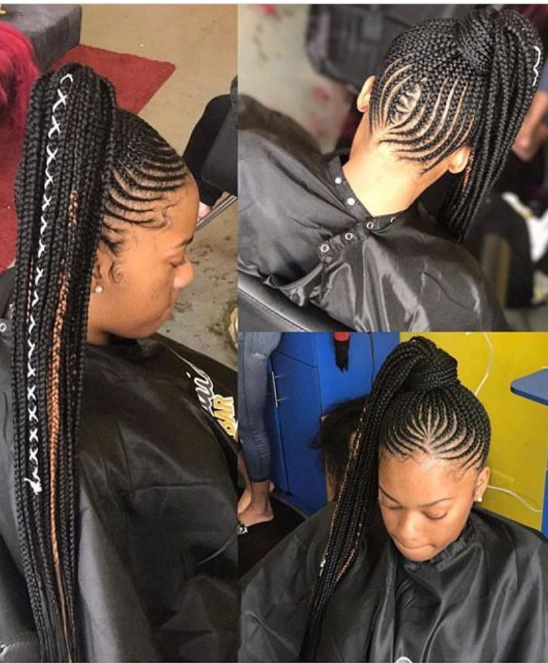 (Part 4) 70+ New Ghana Weaving Hairstyles For Ladies