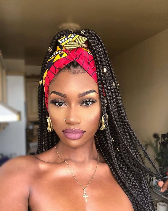 Africans box Braids