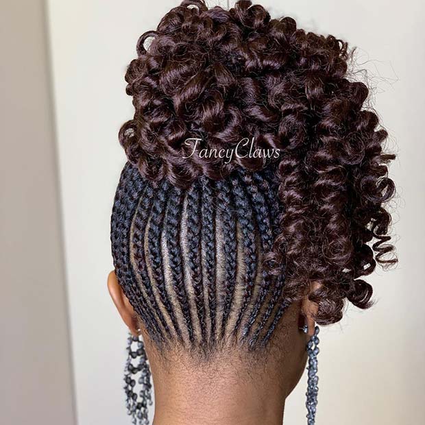 BRAIDS AND CURLS