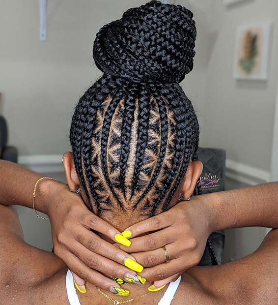 BRAIDS WITH TRIANGLE PARTS