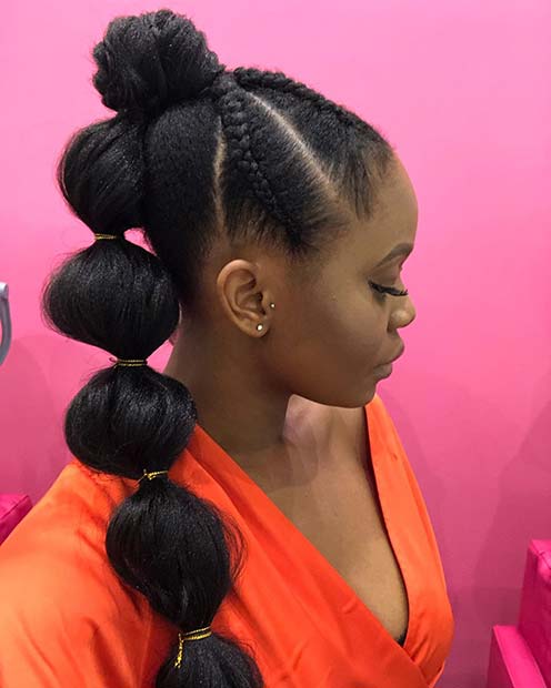 Gorgeous Bubble Ponytail