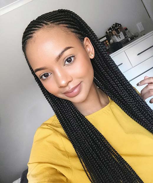 Long Thin Braids