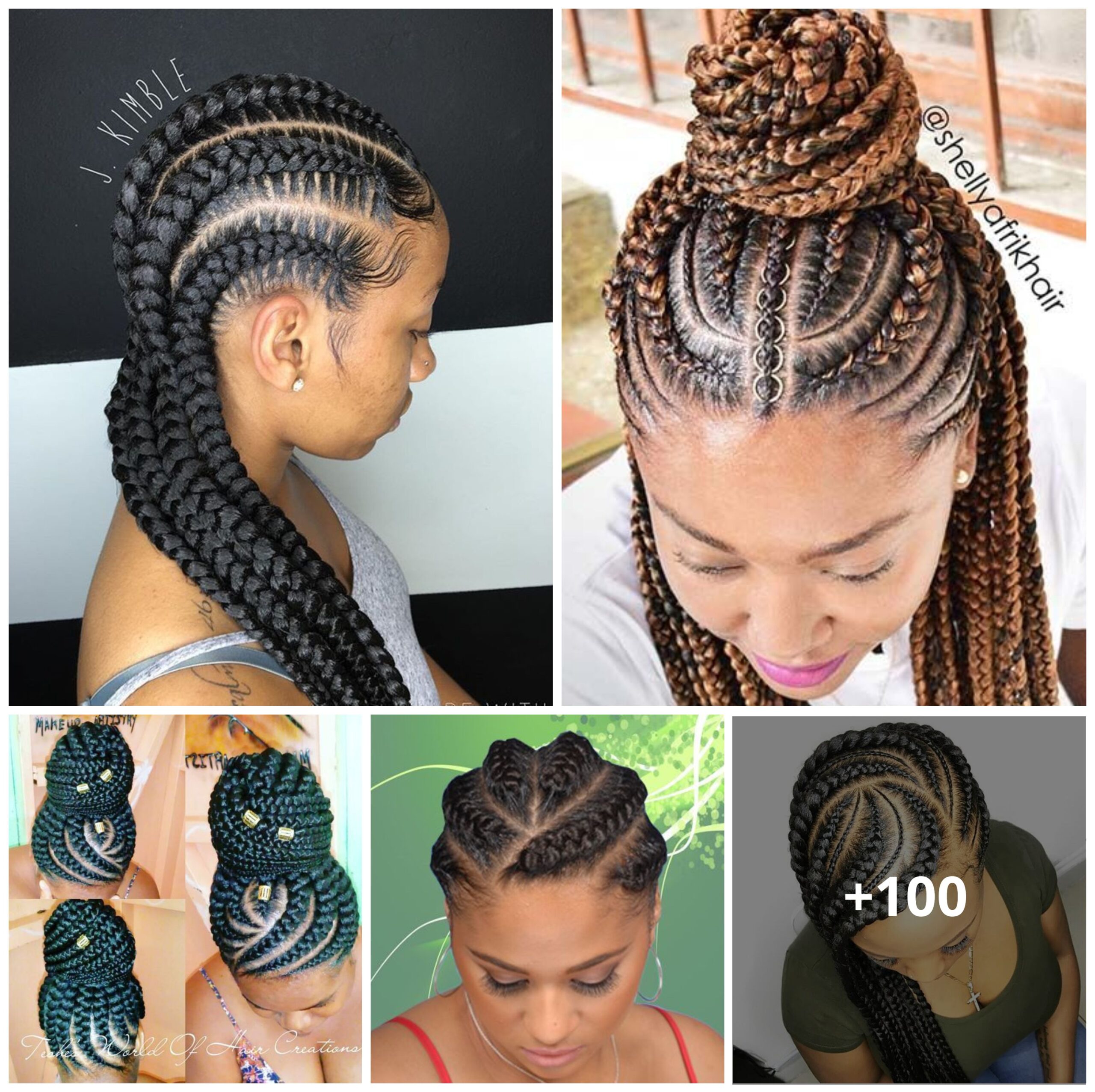 100+ Gorgeous Ghana Braids for an Intricate Hairdo in 2024