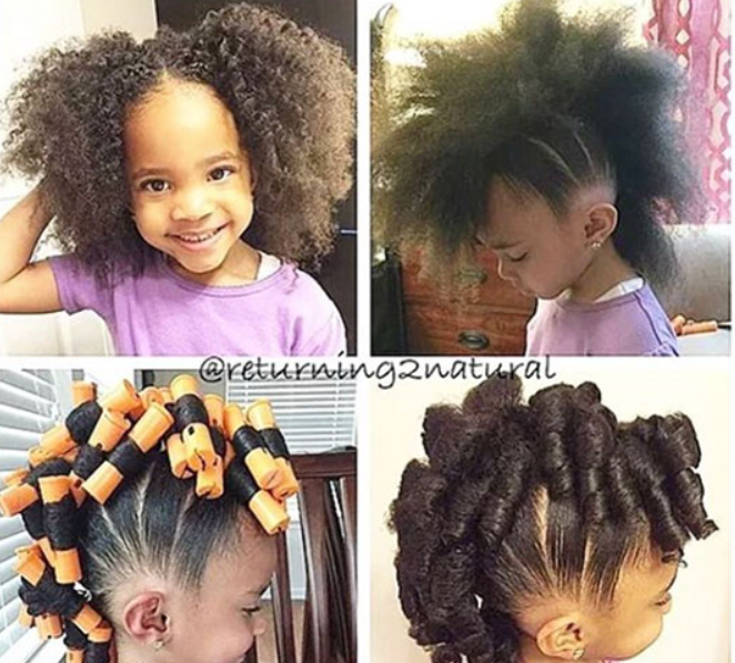 20 Cute Natural Hairstyles for Little Girls