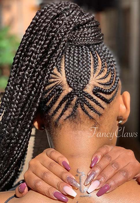 Trendy Braided Ponytail