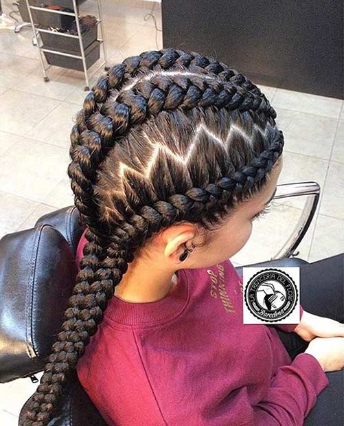 Try Out A Different Look With These Creative Zig Zag Hairstyles This Weekendi004